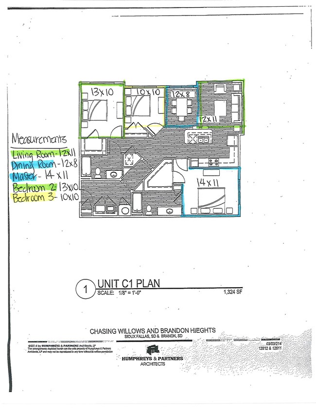 C1 - Chasing Willows Apartments