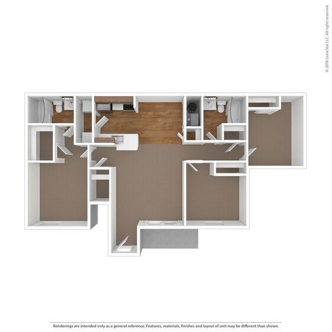 Floorplan - Lakeshore Village Apartments