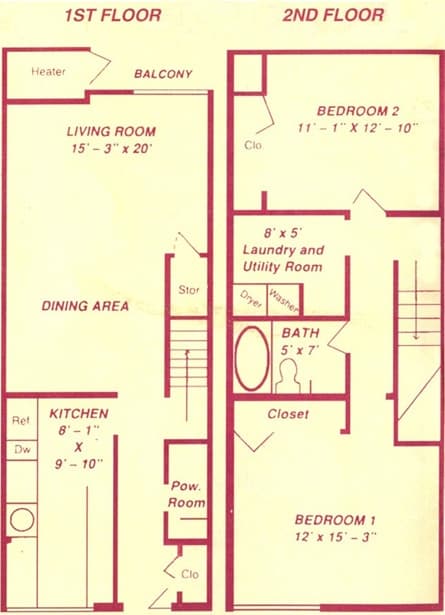 2 Bedroom - The Greens at Pine Hill I and II