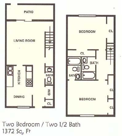 Floorplan - Avalon Cove Townhomes