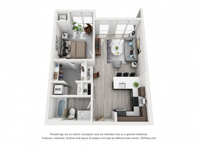 Floorplan - Green on 4th