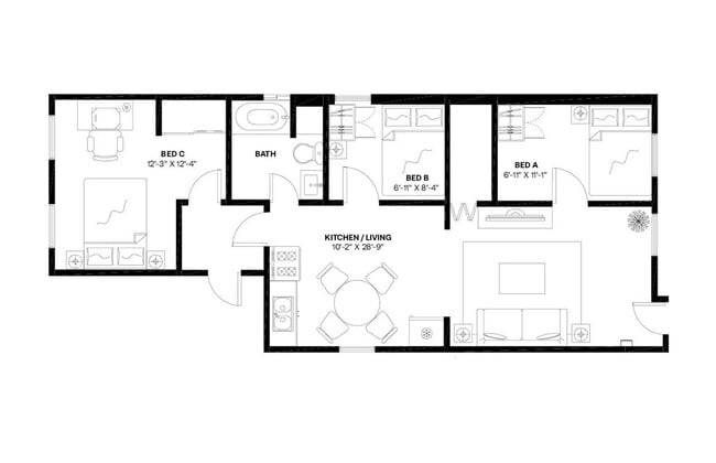 Building Photo - Room in Shared 3 bed/1 bath home