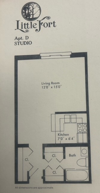 Floorplan - Little Fort Apartments