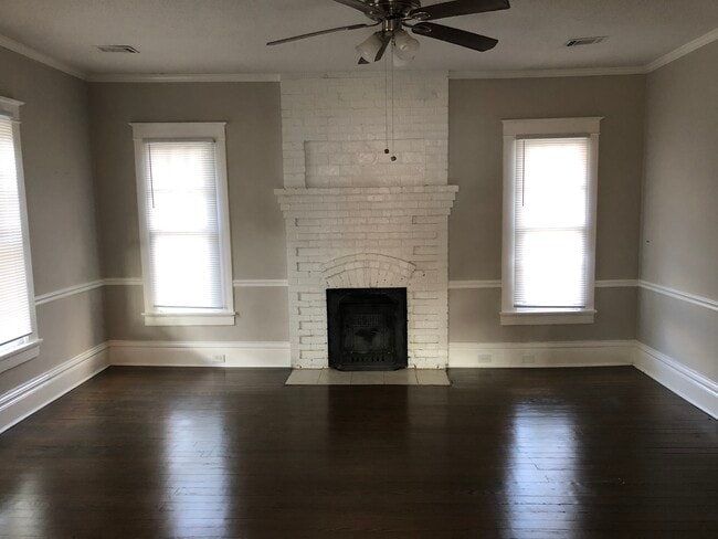 Wood burning fireplace - 2012 Central Ave