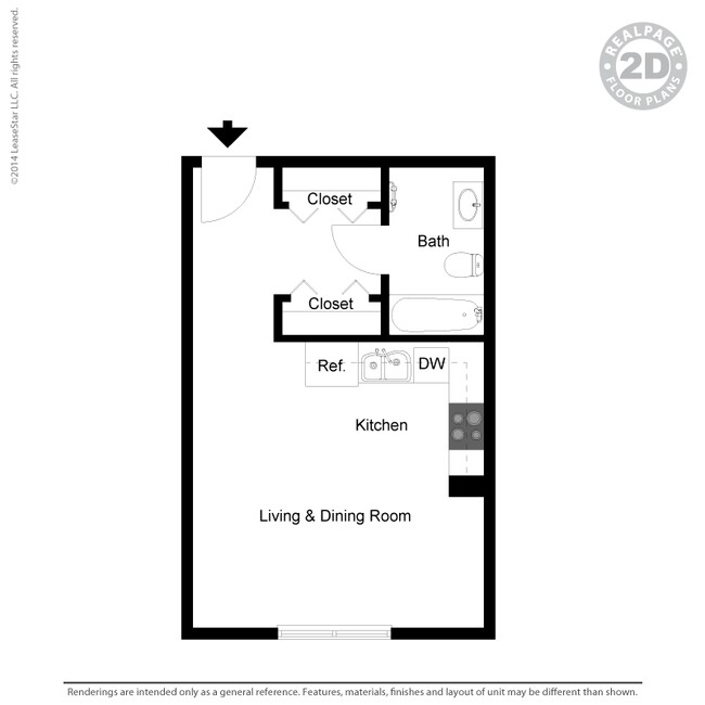 Floorplan - Gaslight Apartments