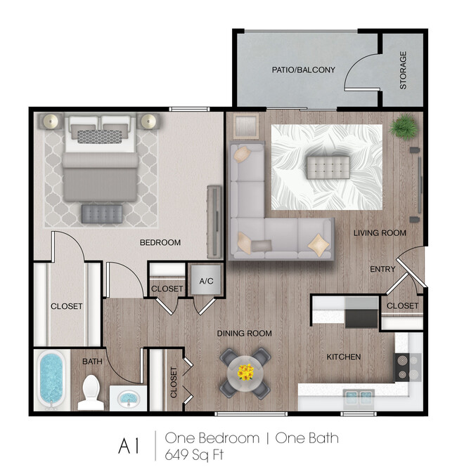 Floorplan - The Onyx Apartments