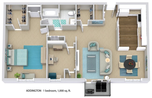 Floorplan - Colony Park Apartments