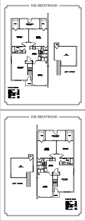 Brentwood w/ Side Porch - The Meadowood Townhomes