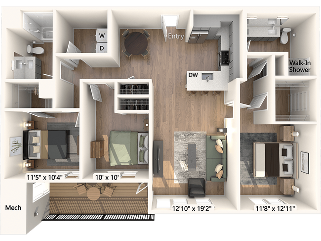 Floorplan - Kanso Milford