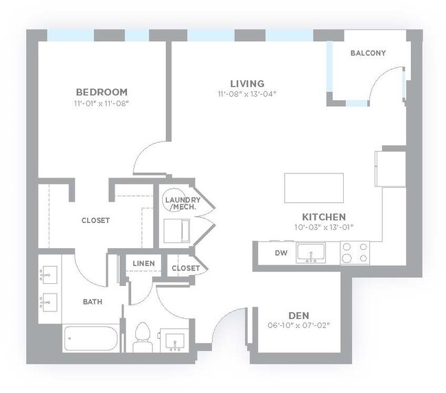 Floorplan - 747 Apartments