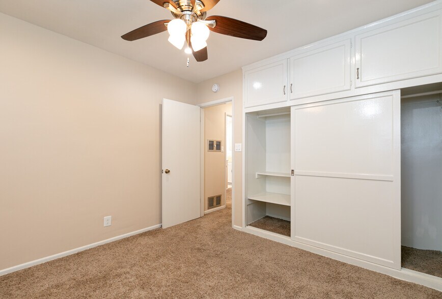 Bedroom with large closet and upper storage - 1317 19th St