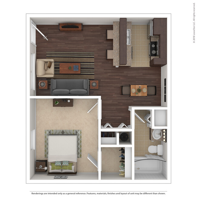 Floorplan - Tamarind Bay Apartments