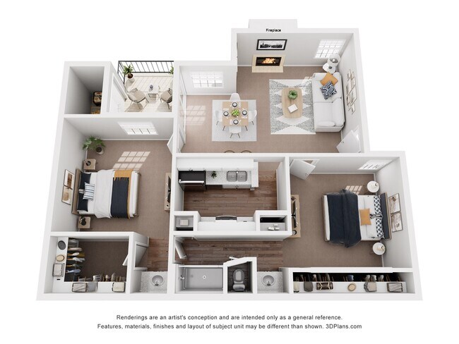 Floorplan - Rock Canyon Apartments