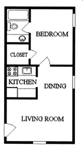 1BD/1BA - Fremont Court