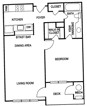 1BR/1BA - River West Condominiums
