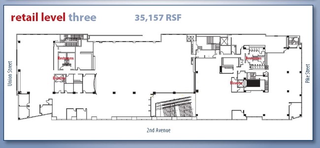 Floor Plan Retail Level 1 - Newmark Tower