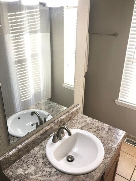 Master bathroom - new sink, faucet, countertop, lighting and more! - 1382 N Dawn Dr