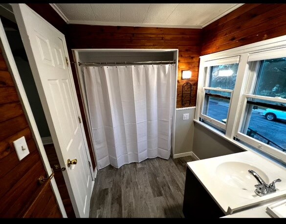 Bathroom after sink/ vanity remodel - 1301 E 7th St