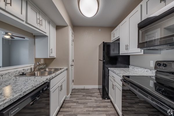 (New Building) 1BR, 1BA - Kitchen - Cobblestone Apartments