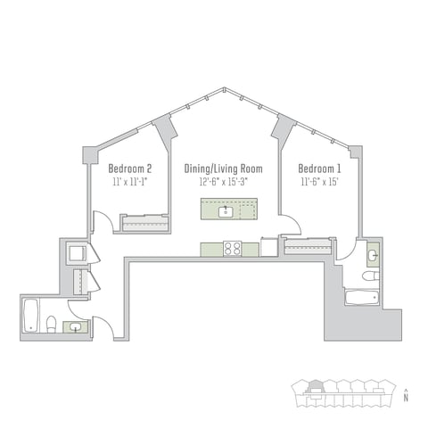 Floorplan - City Hyde Park