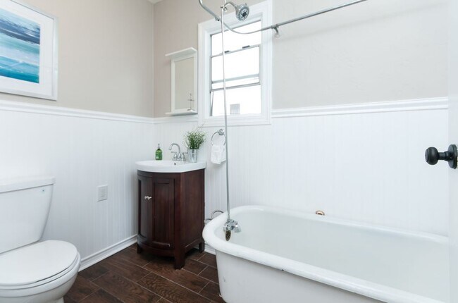 Bathroom (has since been updated with full vanity mirror and storage as well as rainfall shower) - 2912 Harper Street
