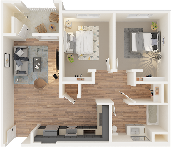 Floorplan - Antioch Family and Senior Apartments