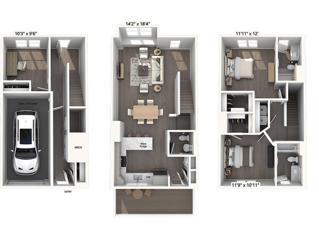 Floorplan - Avalon Princeton Circle