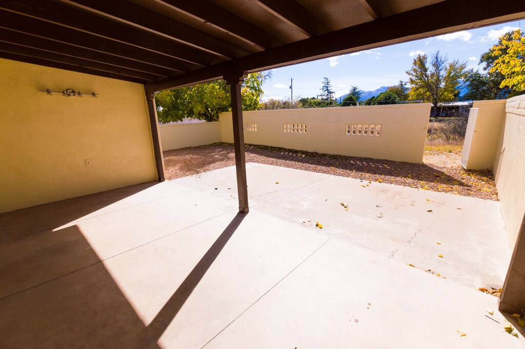 Back Patio - 1448 E Carmelita Dr