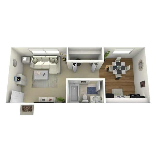 470 square foot studio apartment - Fitz on 14th