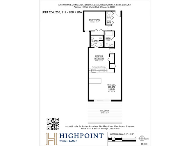 Floorplan - HIGHPOINT West Loop