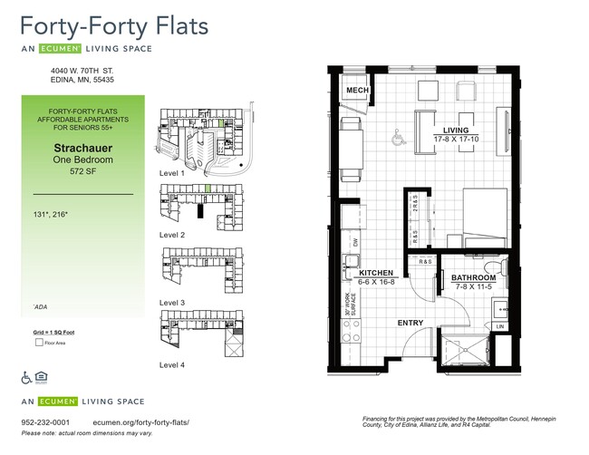 Floorplan - Forty Forty Flats