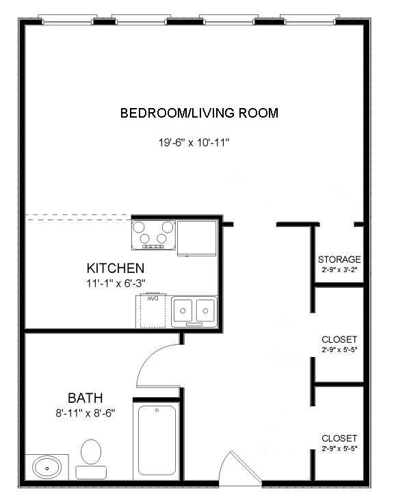 Floorplan - Larpenteur Manor Apartments