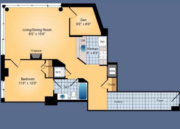 1BR/1BA - The Odyssey Condominiums