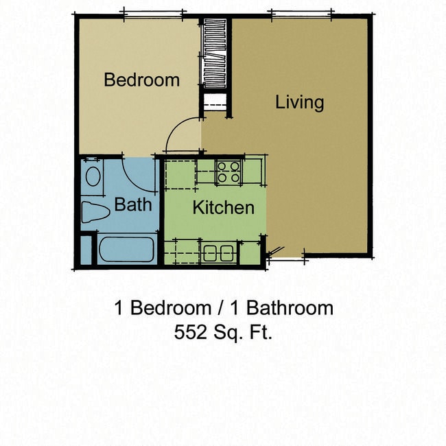 Floorplan - Vintage Hills Senior Apartments | Affordable Apartments 55+