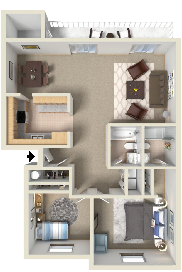 Floorplan - Woodspring Apartments