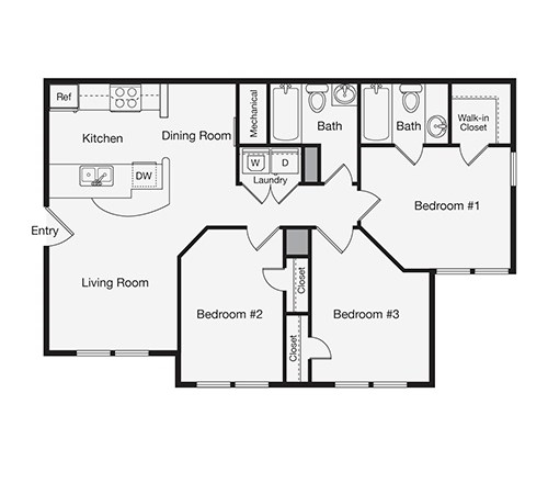 3BR/2BA - May Rose Place