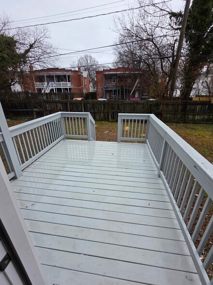 Rear Deck - 2503 North Ave