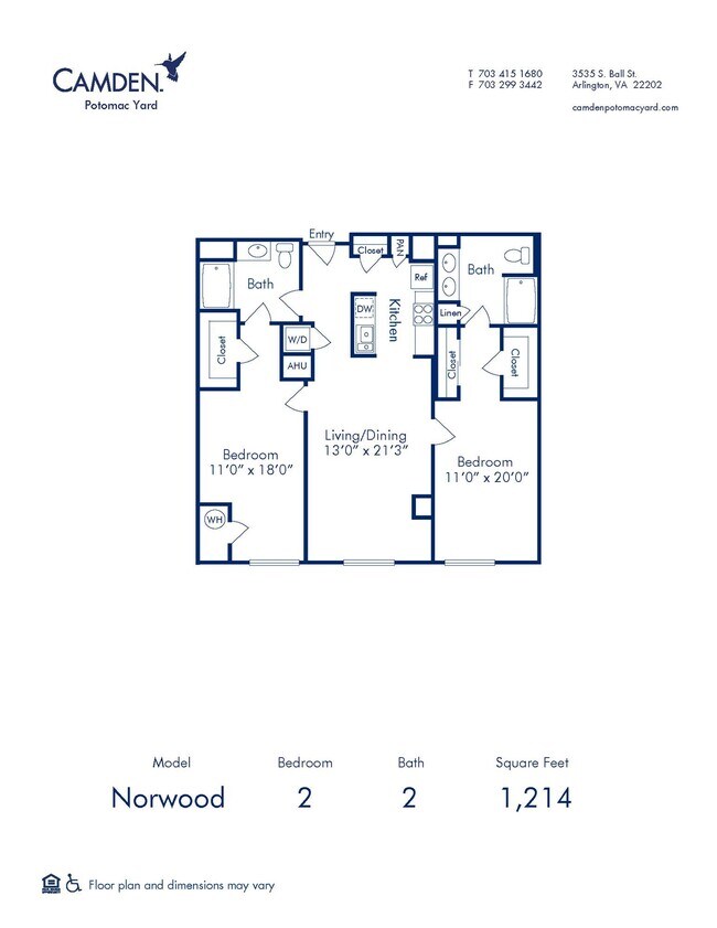 Floorplan - Camden Potomac Yard