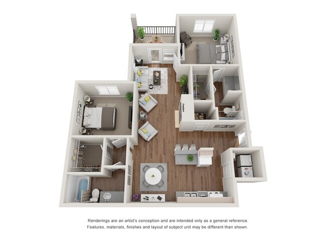Floorplan - Kings Pointe Apartments