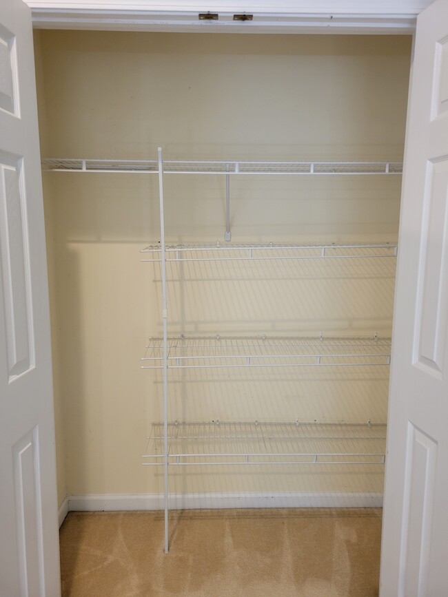 A closet for folded items... - 205 Woodstone Dr