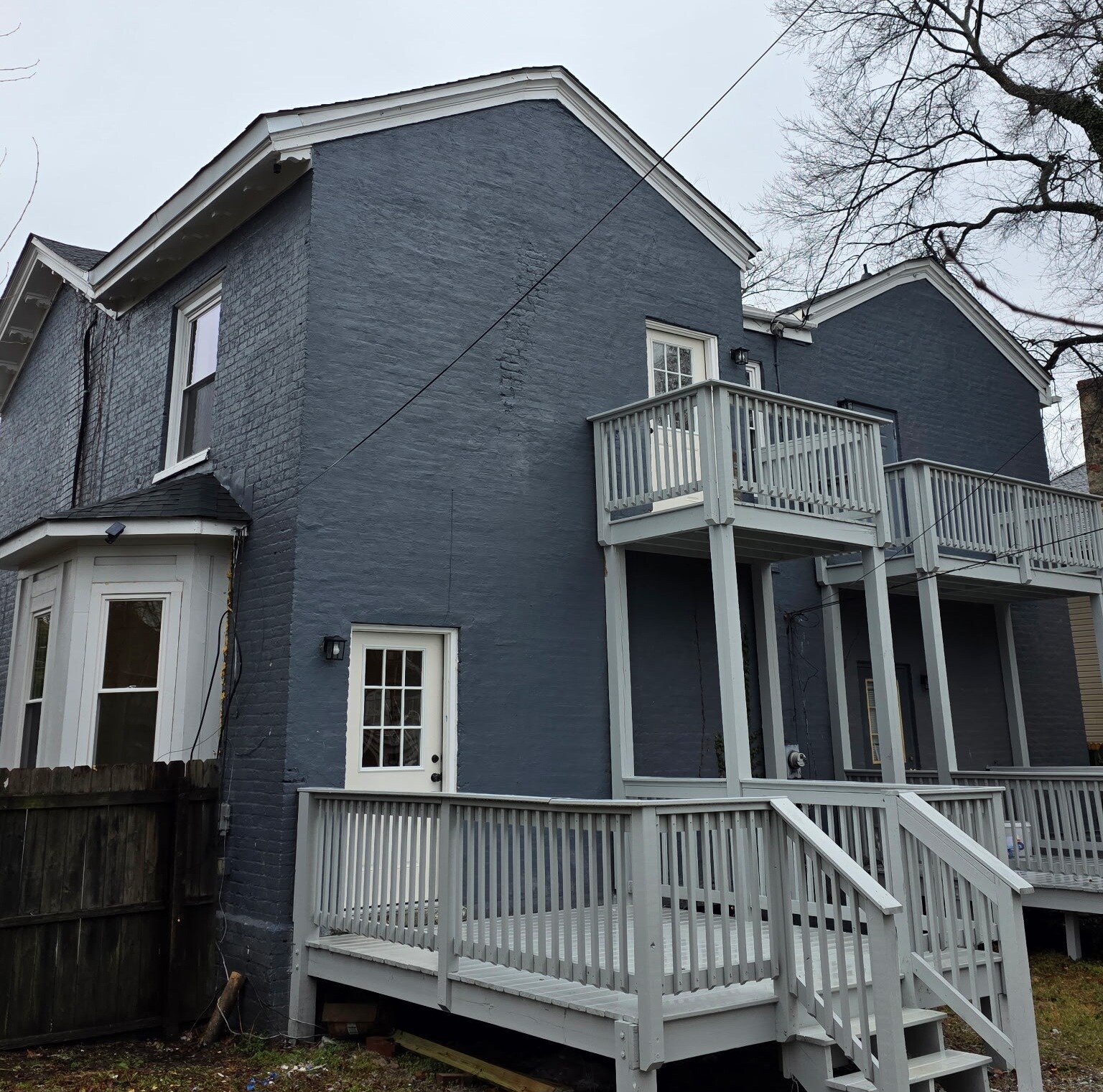 Rear decks and entrance - 2503 North Ave