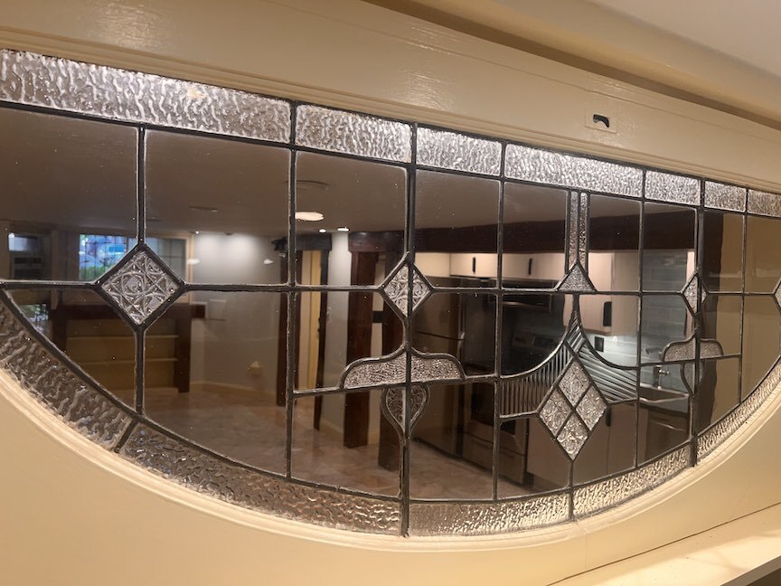 view through vintage window into main living - 1878 Monroe St NW