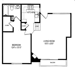 1BR/1BA - Waterstone Media Center