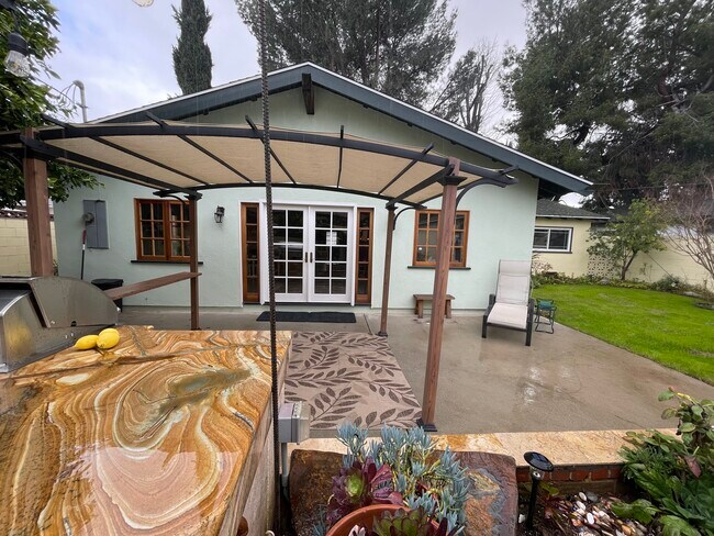 Back of the house and BBQ Granite - 23437 Vanowen St
