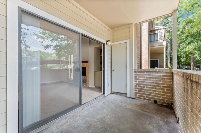 Patio area with storage closet - 3500 Tangle Brush Dr