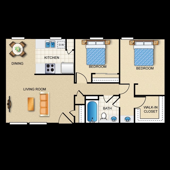 PLAN G - Five Coves Apartment Homes