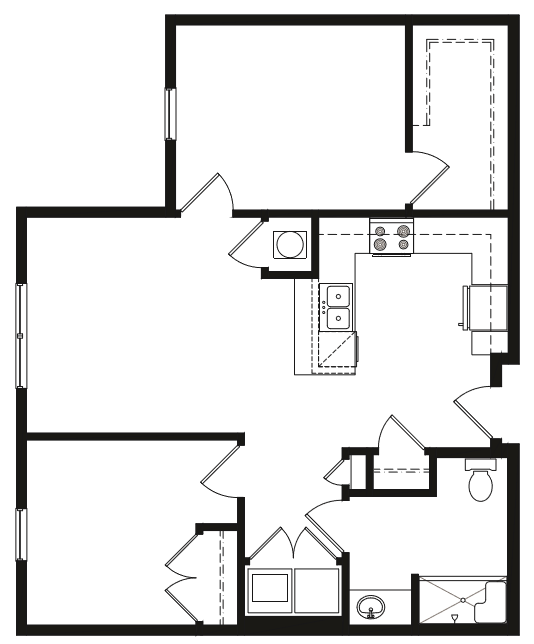 Floorplan - Carpenter Flats