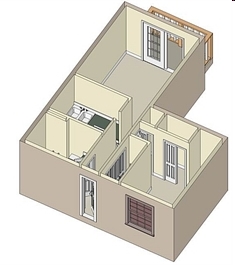 1BR/1BA - Meridian West