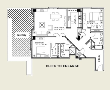 2BR/2BA - Station Square