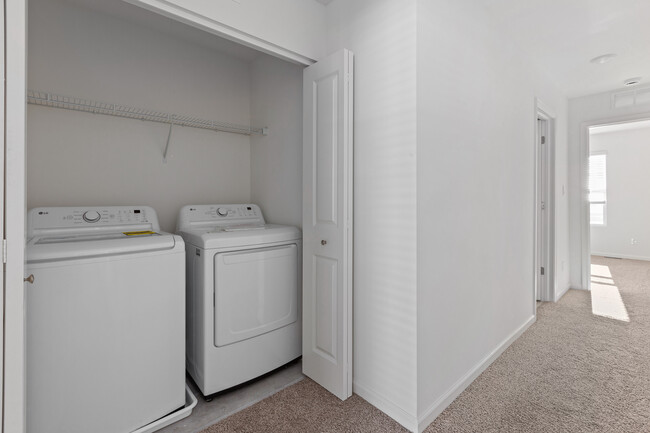 Upstairs laundry with new LG washer and dryer - 8685 Orchid Dr